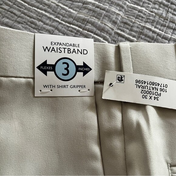 Saddlebred khaki traveler pants slacks - Picture 4 of 4